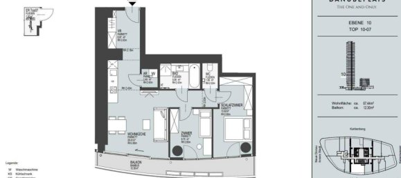 3 rooms Apartment in Vienna, Austria No. 151922 7