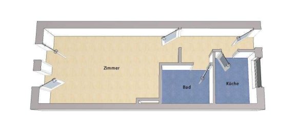 Студия в Потсдам-Миттельмарк, Германия № 342923 5