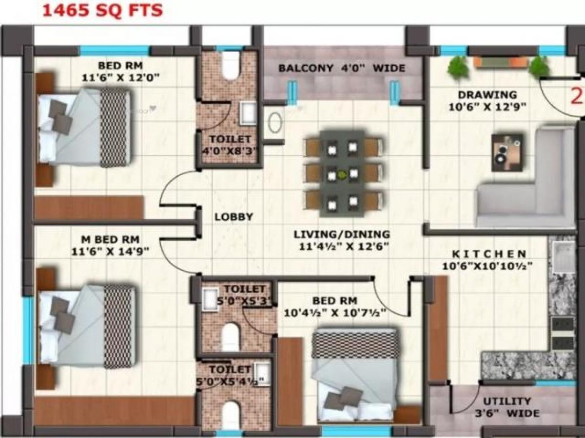 Дом с 3 спальнями в Vijayawada, Индия № 43355
