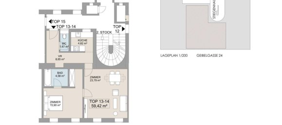 2 rooms Apartment in Rudolfsheim-Funfhaus, Austria No. 205788 20