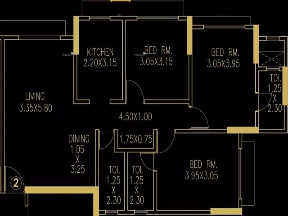 3 Schlafzimmer Haus in Mumbai, India, Nr. 7570