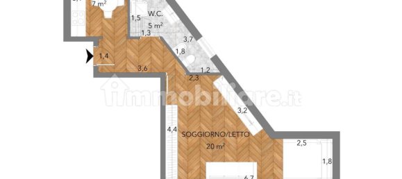 Apartamento T1 em Ciampino, Italy N.º 28643 9