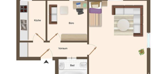 2-Zimmer Wohnung in Salzburg, Austria, Nr. 244080 5