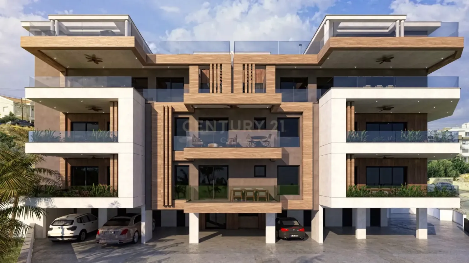 Квартира с 3 спальнями в Агиос Афанасиос, Кипр № 3869