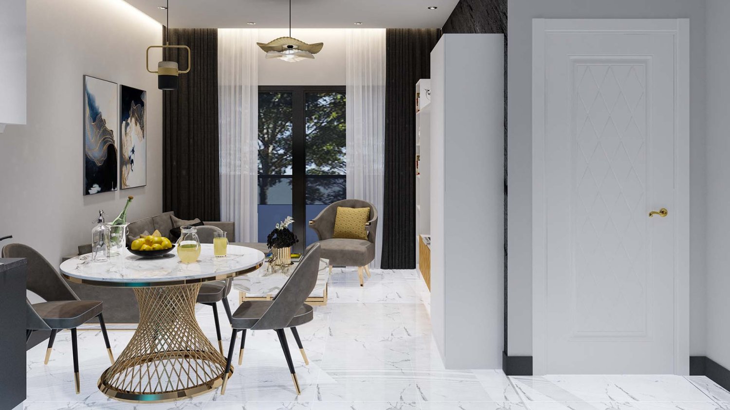 Ático de 2+1 en Sea Pearl Park, Alanya, Turkey No. 34512