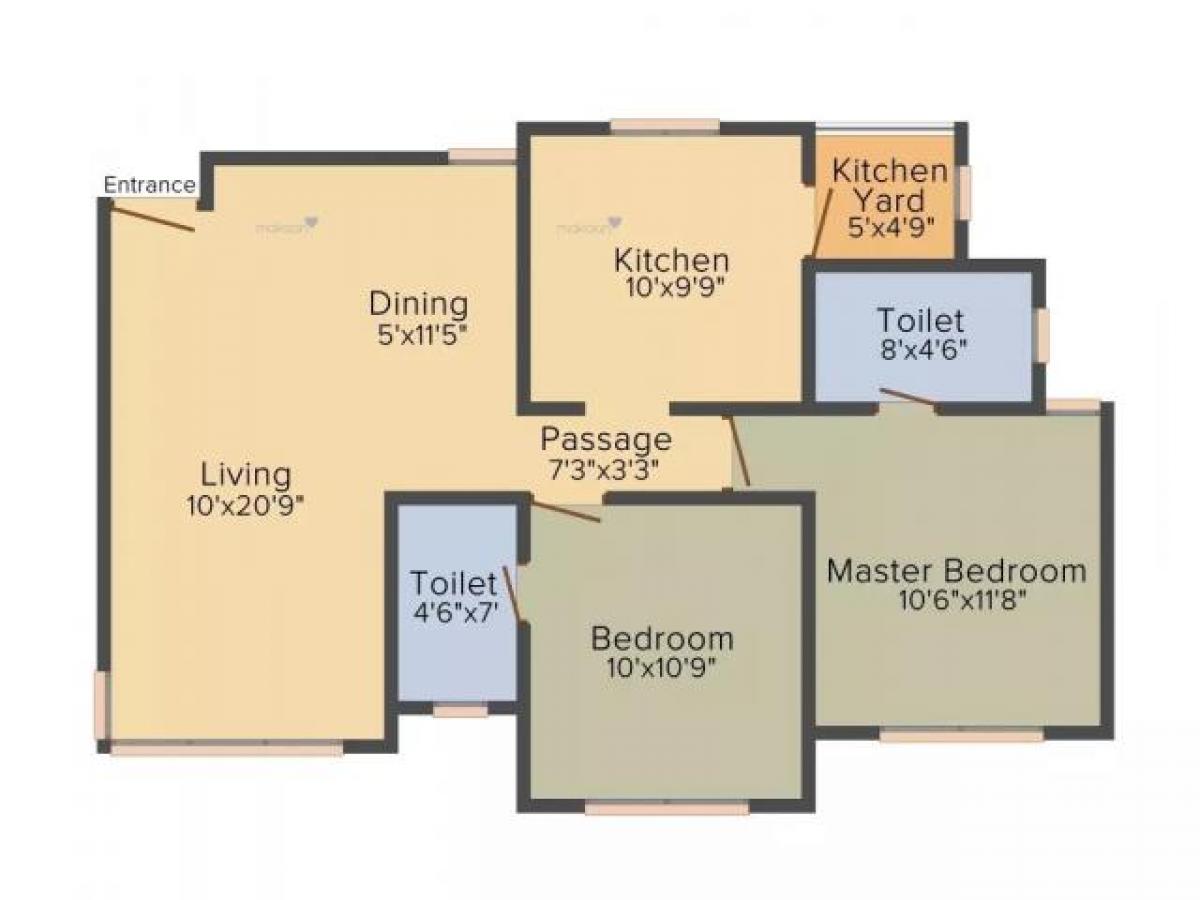 Дом с 2 спальнями в Amdavad, Индия № 8010