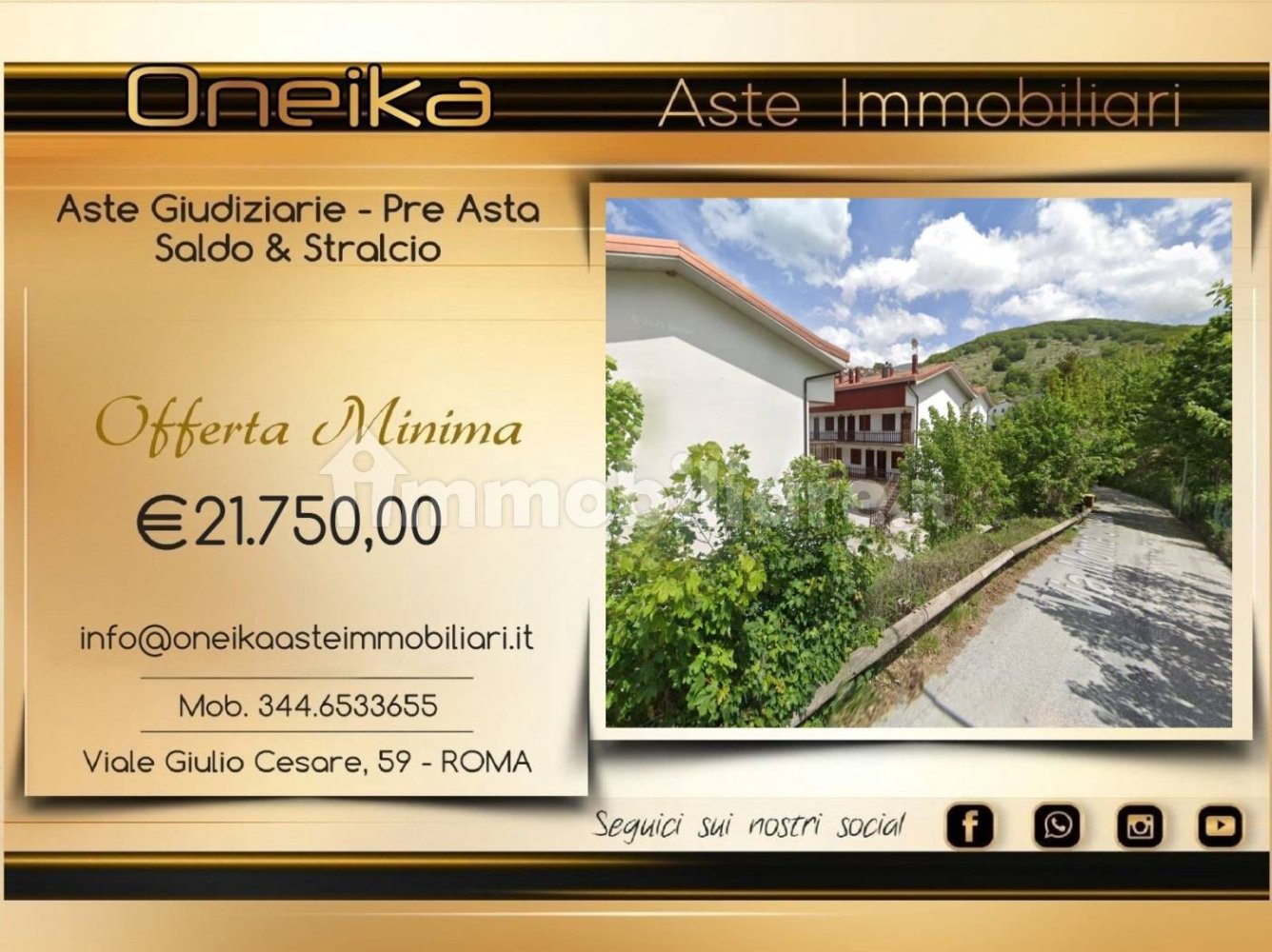 1 bedroom Apartment in Lucoli, Italy No. 346923