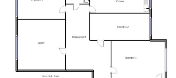 3 غرف نوم شقة في Levallois-Perret, France رقم 350661 19