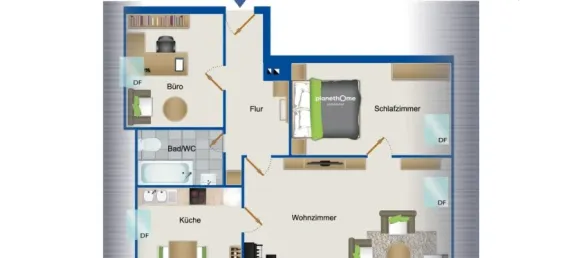 3غرفة شقة في Rhein-Pfalz, Germany رقم 131801 14