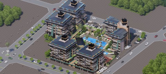 Apartamento 2+1 em Kargicak, Turkey N.º 14260 17