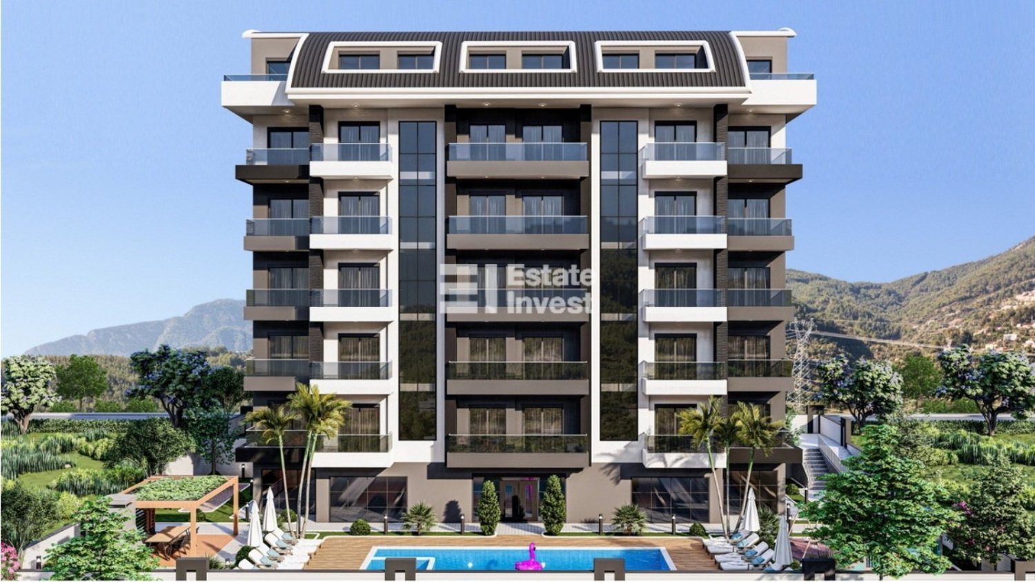 Apartment 1+1 in Alanya, Turkey No. 30824