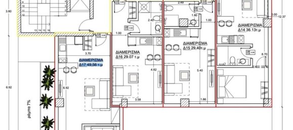 Квартира с 1 спальней в Пирей, Греция № 94235 2