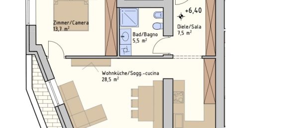 2 rooms Apartment in Trentino-Alto Adige, Italy No. 231976 12