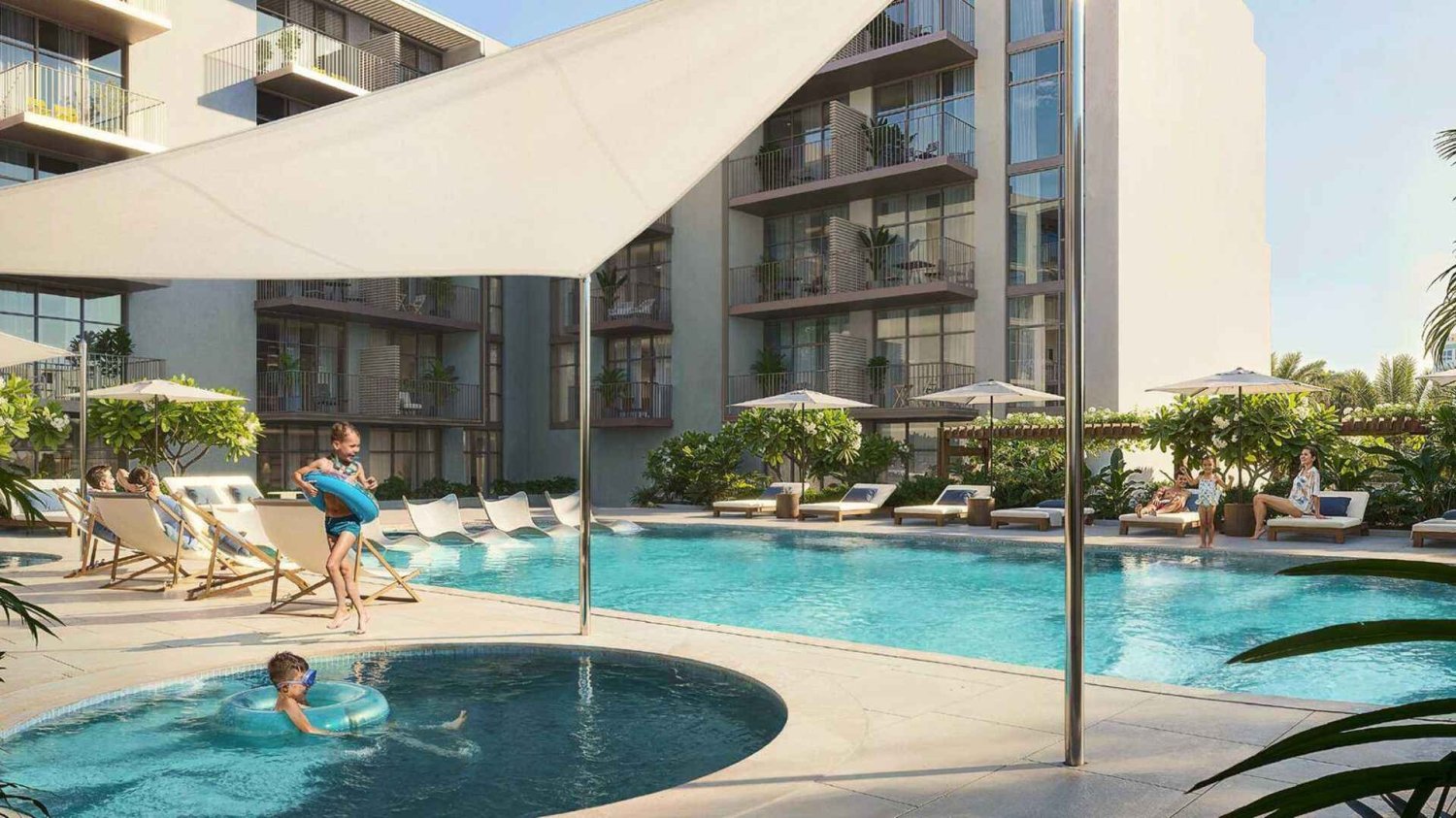 Apartamento de 2 dormitorios en Ir1dian Park, Jumeirah Village Circle, UAE No. 68761