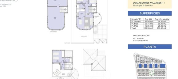 3 غرف نوم فيلا في San Miguel de Salinas, Spain رقم 36838 25