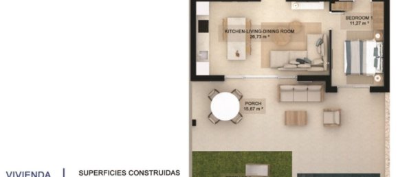 Bungalow T3 em Torre de la Horadada, Spain N.º 10271 17