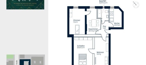 Apartamento de 4 habitaciónes en Wedding, Germany No. 46878 2
