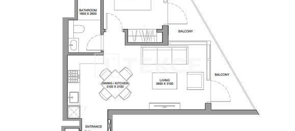 2 Schlafzimmer Wohnung in Dubai, UAE, Nr. 68167 16