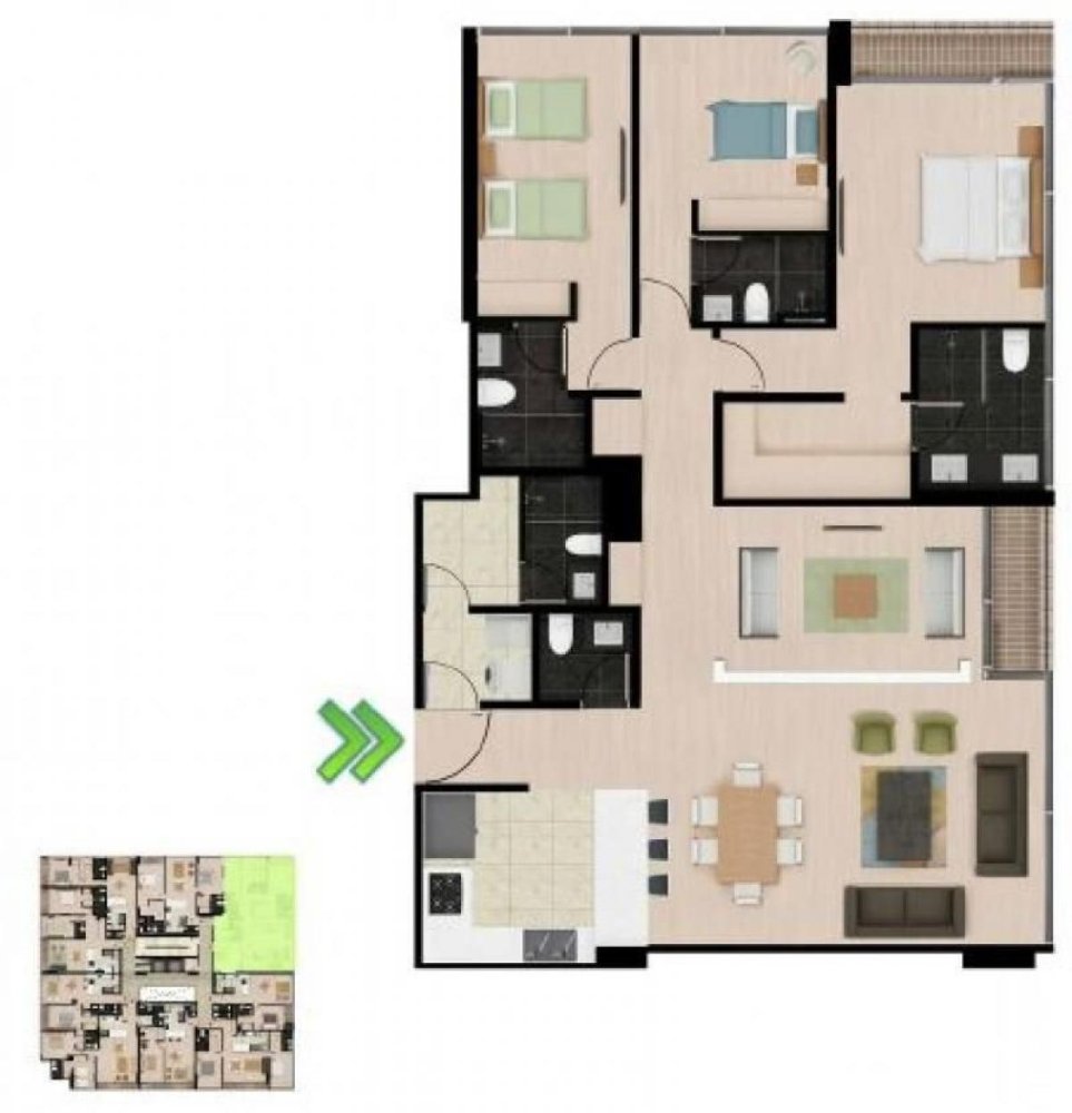 3 bedrooms House in Bogota, Colombia No. 10977