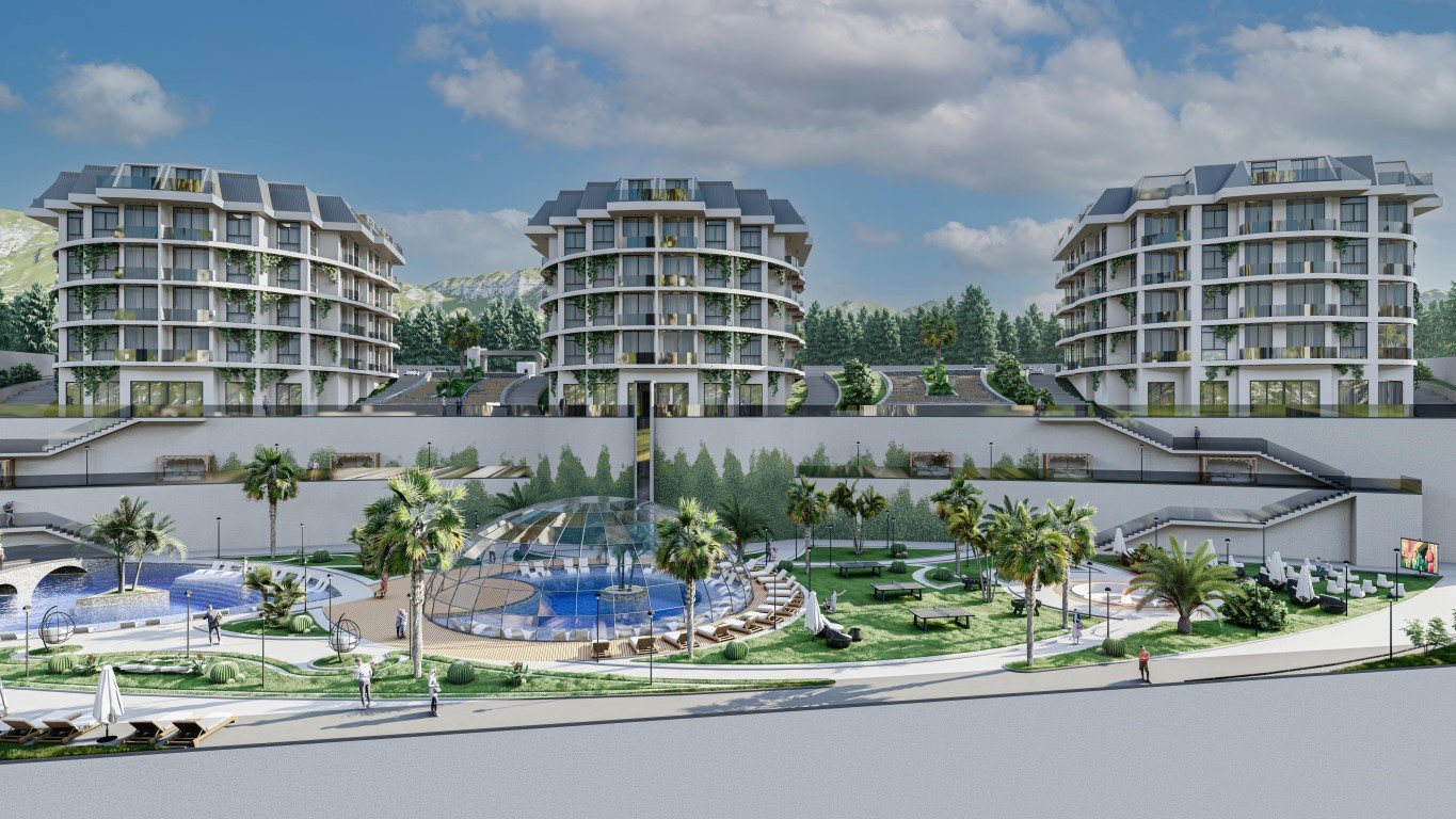 Apartment 1+1 in Alanya, Turkey No. 12605
