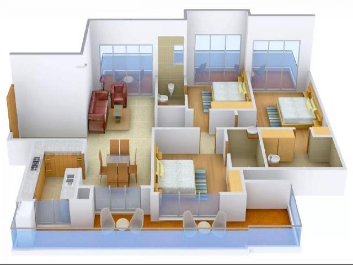 3 bedrooms House in Gurgaon, India No. 539