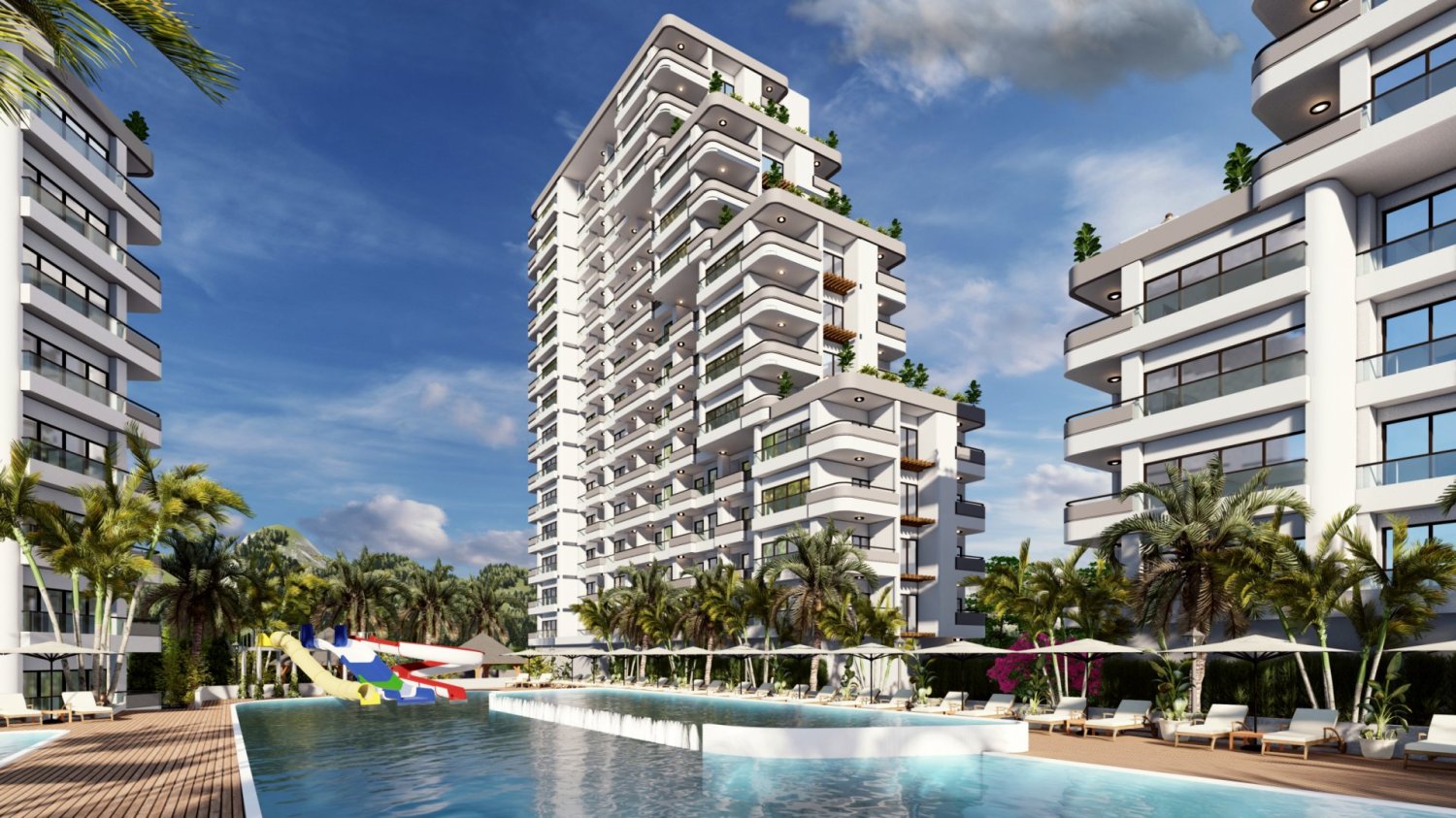 Квартира 1+1 в Мерсин, Турция № 41649