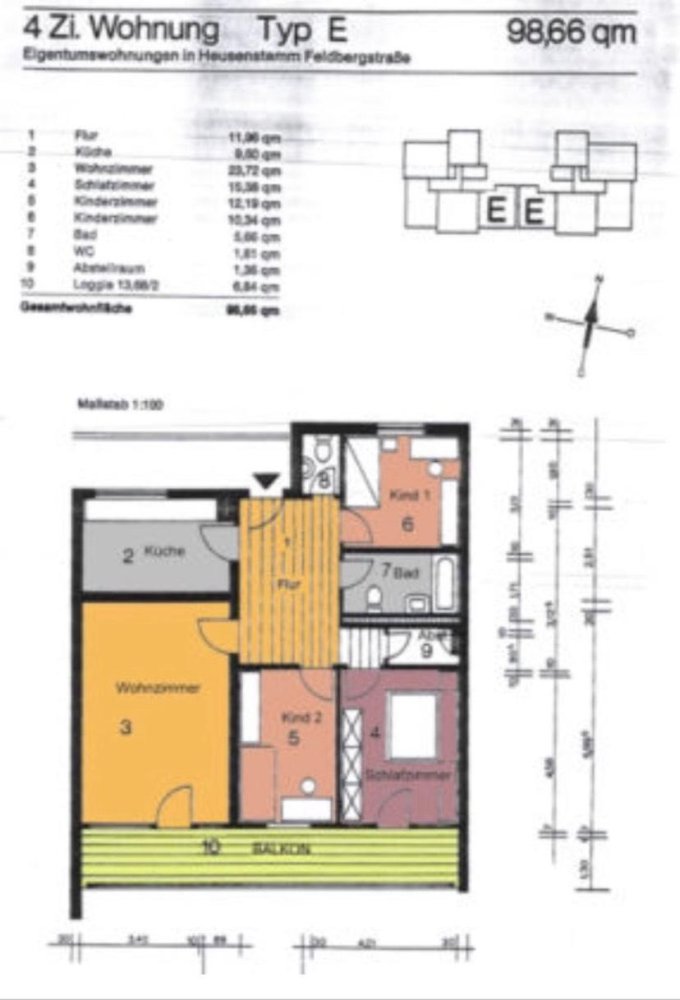 Apartamento T3 em Offenbach, Germany N.º 304991