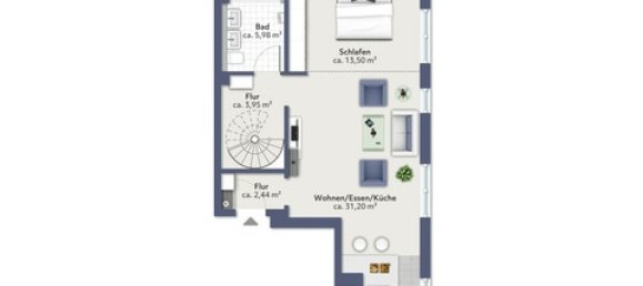 2-salle Appartement à Munich, Germany No. 337464 8