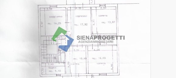 4 rooms Apartment in Siena, Italy No. 45100 39
