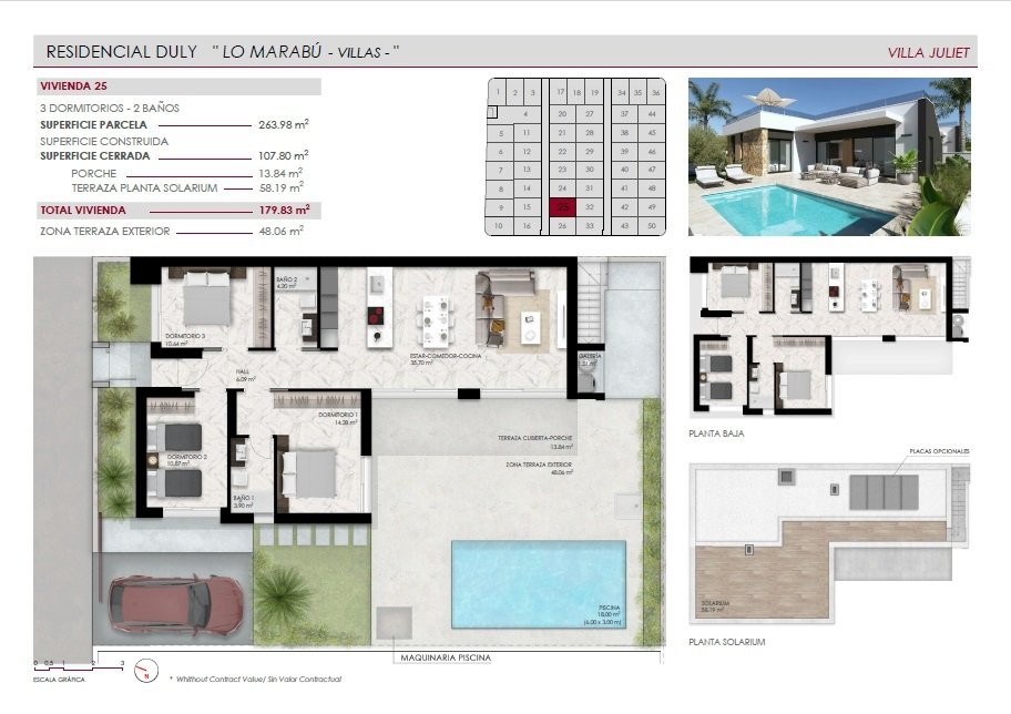 3 Schlafzimmer Haus in Ciudad Quesada, Spain, Nr. 286126