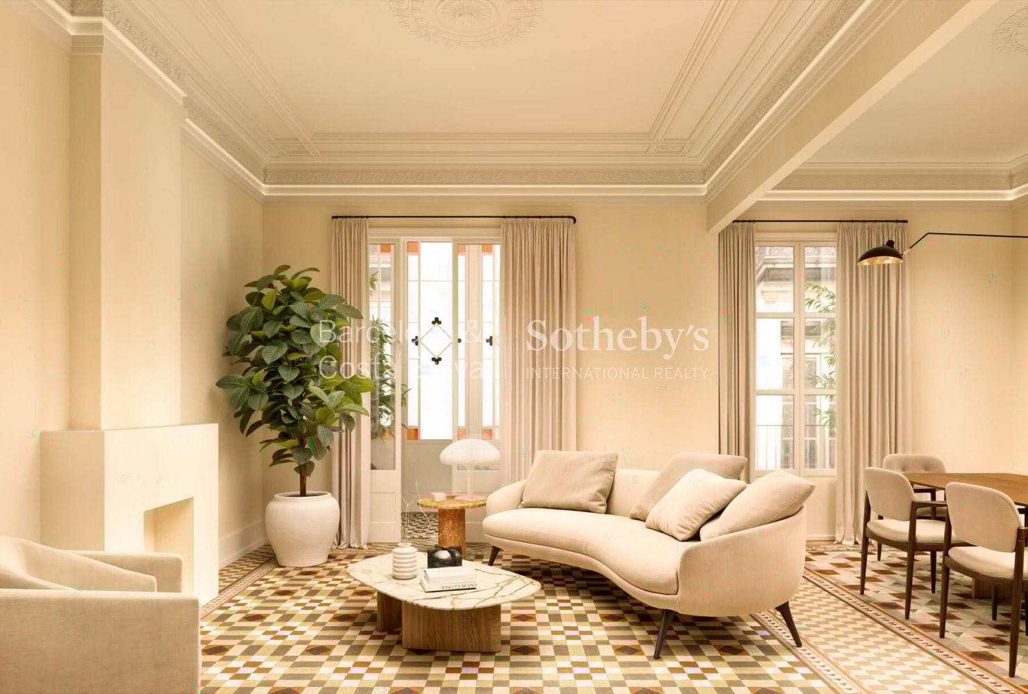 Квартира с 3 спальнями в Эшампле, Испания № 165417