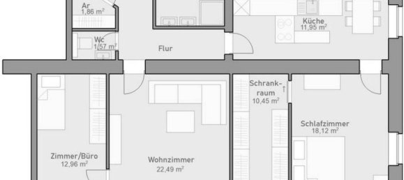 3 rooms Apartment in Vienna, Austria No. 26860 16