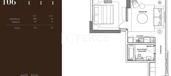 2 bedrooms Apartment in Business Bay, UAE No. 95614 14