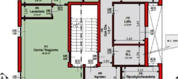 Квартира с 3 комнатами в Торретта, Италия № 26340 20