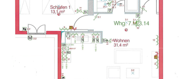 1 Schlafzimmer Wohnung in Frankfurt am Main, Germany, Nr. 334823 12