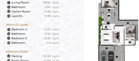 Villa de 5 dormitorios en The Priva Golf Course, Phuket, Thailand No. 30246 17