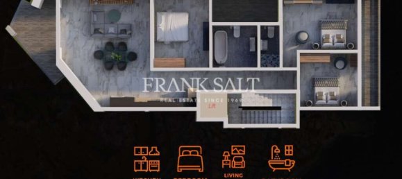 3 غرف نوم شقة في Marsaskala, Malta رقم 1133 25