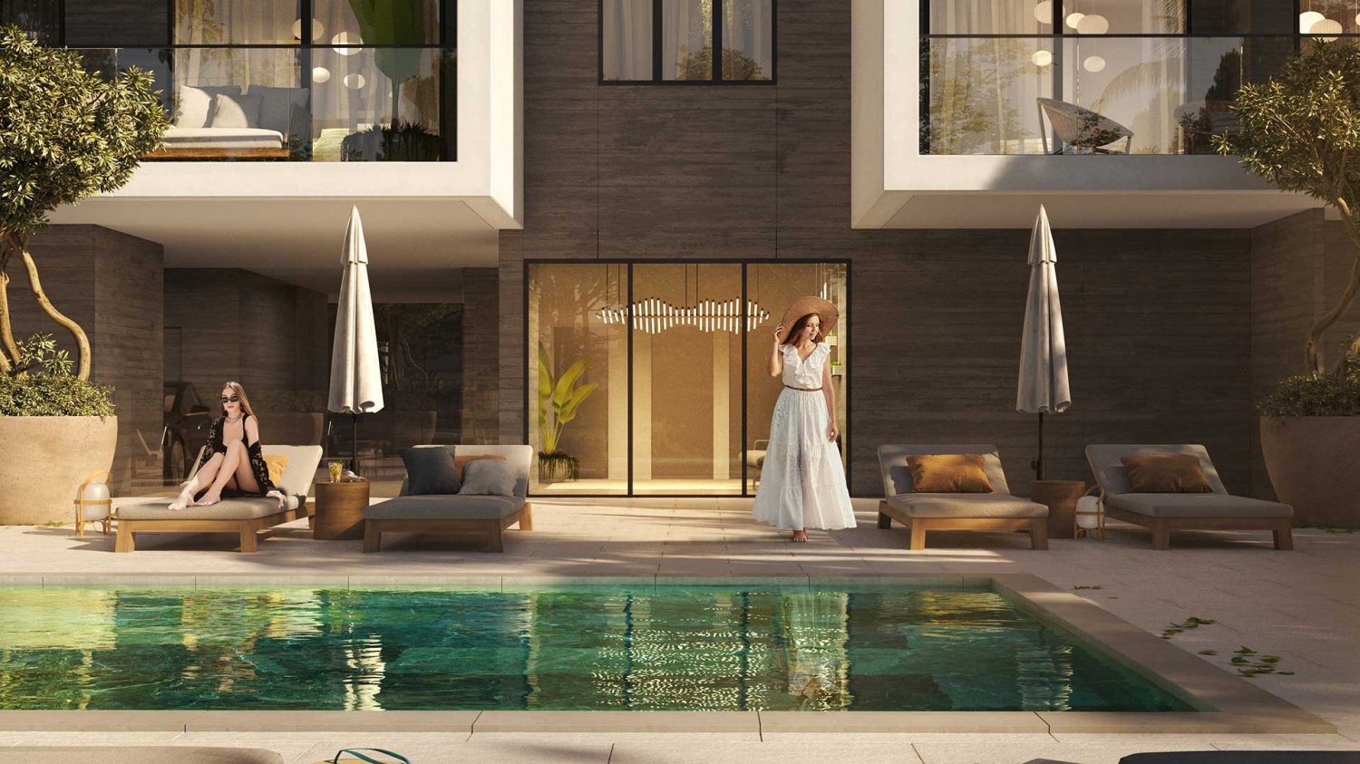 Квартира с 2 спальнями в Гермасойя, Кипр № 3244