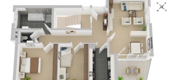 Edificio de 2 dormitorios en Rems-Murr-Kreis, Germany No. 35863 14