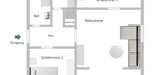 Квартира с 2 спальнями в Штутгарт, Германия № 111470 18