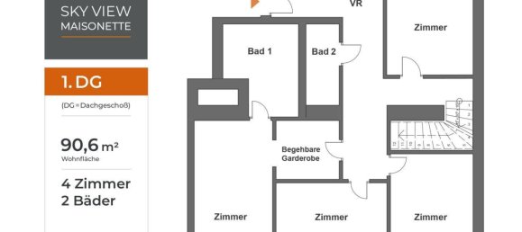 5غرفة منزل ذو طابقين في Leopoldstadt, Austria رقم 244501 3