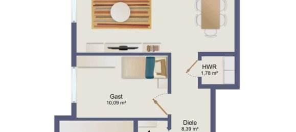 2 bedrooms Apartment in Offenbach, Germany No. 218408 4