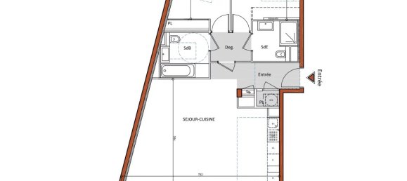 2 غرف نوم شقة في Cap-d'Ail, France رقم 1970 3