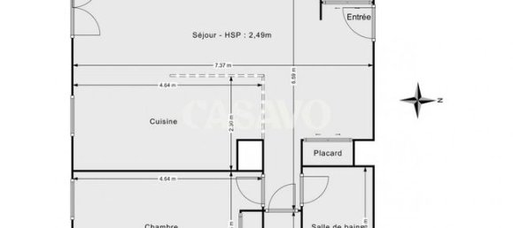 1 chambre Appartement à Lyon, France No. 287693 8