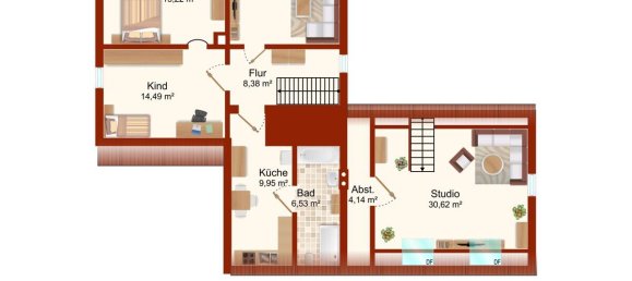 Таунхаус с 4 спальнями в Verden, Германия № 331260 18