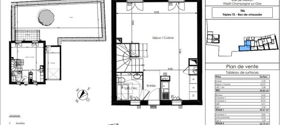 4 chambres Maison à Champagne-sur-Oise, France No. 138468 6