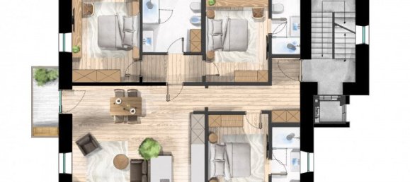 Квартира с 3 спальнями в Трентино Альто Адидже, Италия № 295151 12