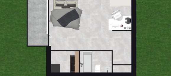 Квартира с 1 спальней в Бремен, Германия № 60973 2