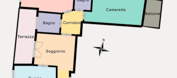 3-Zimmer Wohnung in Limbiate, Italy, Nr. 334577 22