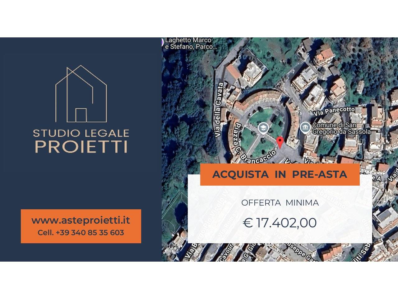 2 غرف نوم شقة في San Gregorio da Sassola, Italy رقم 309538